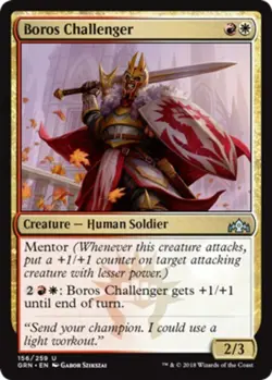 4x NM-Mint, English Foil Boros Challenger - Foil Guilds of Ravnica magicmtg - Image 1