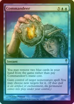 Commandeer (Foil) - Coldsnap (CSP) - NM - Image 1