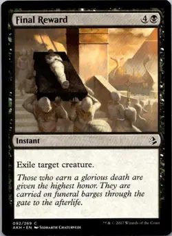 Final Reward Amonkhet Regular - Image 1