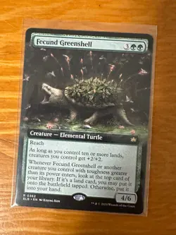 Fecund Greenshell - Bloomburrow BLB - MTG Extended - Image 1