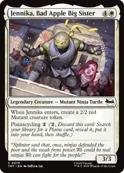 x4 Jennika, Bad Apple Big Sister - Foil C MTG Teenage Mutant Ninja Turtles M/NM, - Image 1