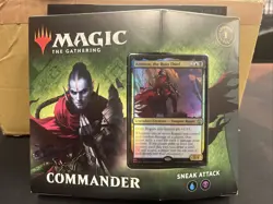 new Wizards of the Coast MTG Zendikar Rising SNEAK ATTACK Commander Deck 630509925049 - Image 1