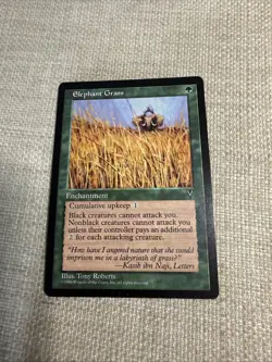 MTG Singles - Elephant Grass - Visions - Lp+ - Image 1