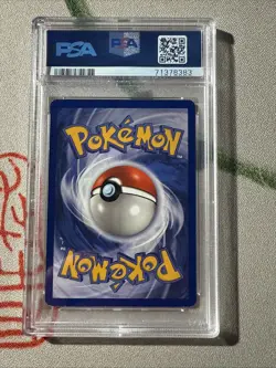 PSA 7 Pokemon TCG Muk Fossil Card 28/62 Unlimited Rare Non-Holo - Image 2