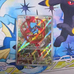 2025 Pokemon Mega Evolution Black Star Promo Full Art Holo Riolu 010 - NM - Image 1