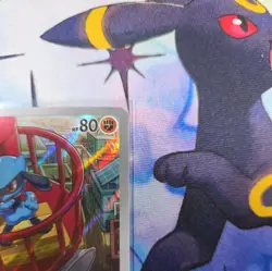 2025 Pokemon Mega Evolution Black Star Promo Full Art Holo Riolu 010 - NM - Image 3