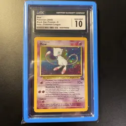 Mew # 9 Holo Pokemon League Black Star Promo 2000 CGC Gem Mint 10 with Guard - Image 1