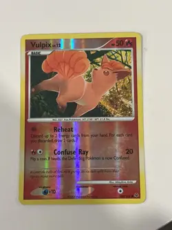 Vulpix 102/127 Reverse Holo- Platinum Pokemon - LP - Image 1