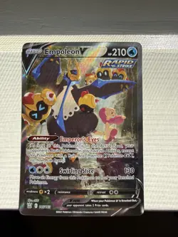 Pokemon TCG Empoleon V SWSH 146/163 Rare Ultra Battle Styles Pokemon NM - Image 1
