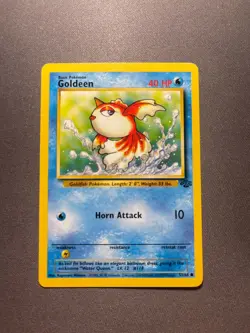 Pokemon TCG Goldeen Jungle 53/64 Unlimited 1999-2000 Wizards Base Set - Image 1
