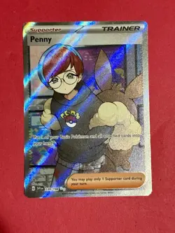 Pokemon Penny Full Art Trainer SV01 Scarlet & Violet 239/198 Ultra Rare Holo - Image 1