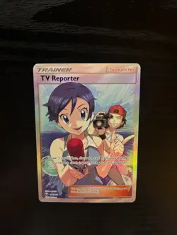 Pokemon TV Reporter 167/168 Celestial Storm Full Art Trainer Ultra Rare Holo NM - Image 3