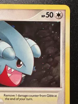 Gible 7/17 POP Series 6 Promo Pokemon Card Cosmos Holo Foil Rare Swirl Near Mint - Image 4