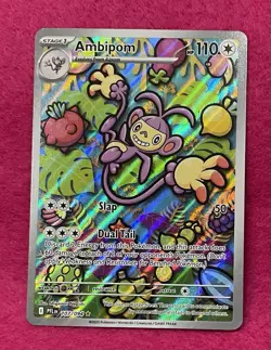 💜Ambipom 107/094💜Phantasmal Flames Full Art Holo Pokemon TCG - Image 1