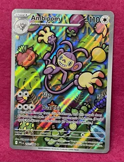 💜Ambipom 107/094💜Phantasmal Flames Full Art Holo Pokemon TCG - Image 4