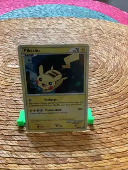LP/NM Pikachu HGSS03 Pokemon TCG: 2010 HGSS Black Star Promo Near Mint Or Better - Image 1