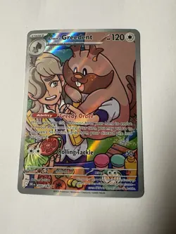Arven's Greedent Pokemon Destined Rivals 205/182 Full Art Illustration Rare NM - Image 1