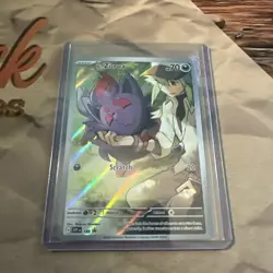 2023-25 Pokemon SV Black Star Promos SVP EN N's Zorua #189 - Image 1
