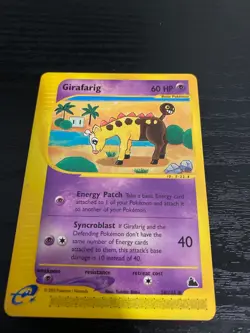 Pokemon TCG Girafarig EX Legend Maker 16 Regular Rare GOTTA CATCH 'EM ALL! - Image 1