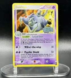 Dusclops 17/100 Stamped Pokemon EX Crystal Guardians Vintage Reverse Holo LP/MP - Image 2