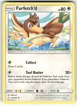 Farfetch'd SM - Team Up Uncommon Pokemon Lightly played - Image 1
