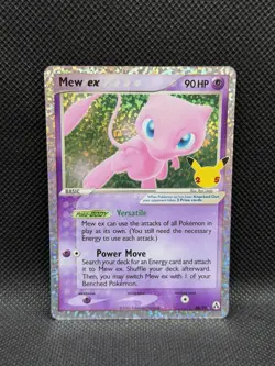 Mew ex 88/92 Celebrations Classic Collection Pokemon TCG English Holo Foil - Image 1