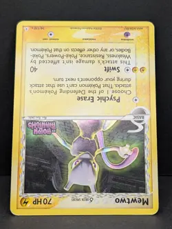 Mewtwo (Delta Species) 24/110 Holon Phantoms Reverse Holo Rare Pokemon TCG MP - Image 4
