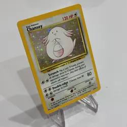 Pokemon - Chansey - Base Set 3/102 - LP/MP - Unlimited - HOLO - Image 2