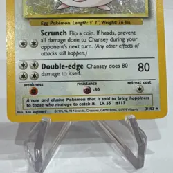 Pokemon - Chansey - Base Set 3/102 - LP/MP - Unlimited - HOLO - Image 4