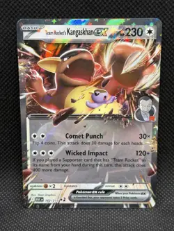 Pokemon TCG TEAM ROCKET’S KANGASKHAN EX 162/217 Ascended Heroes Double Rare - Image 1