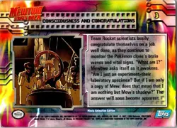 Pokemon TCG Consciousness and Congratulations Pokemon Topps Mewtwo Strikes Back - Image 2
