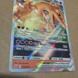 CHARIZARD VSTAR - Pokemon TCG 2023: CROWN ZENITH - 19/159 NM - Image 3