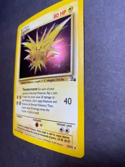 Zapdos 15/62 Fossil Holo Pokemon TCG 151 RARE - Image 5