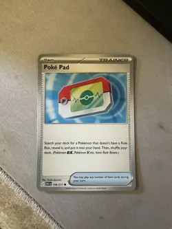 Poke Pad 198/217 Common Ascended Heroes - Pokemon TCG - Pack Fresh Near Mint NM - Image 1