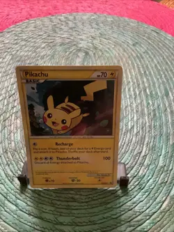 LP/NM Pikachu HGSS03 Pokemon TCG: 2010 HGSS Black Star Promo Near Mint Or Better - Image 1