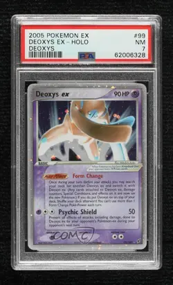 Deoxys ex Pokemon EX PSA 7 2005 - Image 1