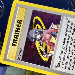 Pokemon TCG Sabrina Trainer Gym Challenge Holo 20/132 NM - Image 3