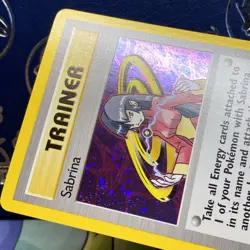 Pokemon TCG Sabrina Trainer Gym Challenge Holo 20/132 NM - Image 4