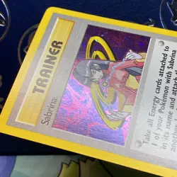 Pokemon TCG Sabrina Trainer Gym Challenge Holo 20/132 NM - Image 5