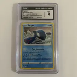 Kyogre 036/159 CGC MINT 9 Pokemon 2023 Cosmos Holo Sea & Sky Premium Collection - Image 1