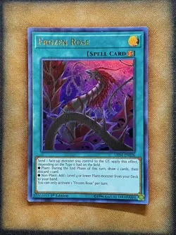 Yugioh Frozen Rose LED4-EN026 Ultra Rare 1st Ed NM - Image 1