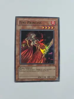 Yugioh Fire Princess LON-034 Super Rare Original Print LP - Image 1