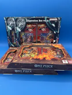 One Piece Illustration Box IB05 + IB06 Vol 5 & 6 - ENG Sealed NEW Lot Of 4 - Image 1