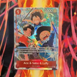 One Piece TCG | Ace & Sabo & Luffy | OP13-007 ALT ART - Image 1