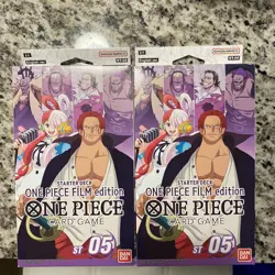 Bandai One Piece CCG One Piece Film Edition ST05 English Starter Deck x2 811039038953 - Image 1