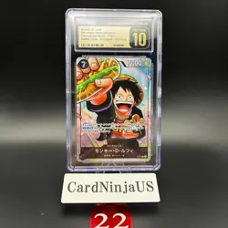 CGC PRISTINE 10 MONKEY D. LUFFY #P-075 SAIKYO JUMP PROMO 2024 ONE PIECE JPN 22 - Image 1