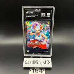 TAG 10 GEM MINT Yamato Flagship Battle OP04-112 PROMO SR One Piece [PAR] 164 - Image 1