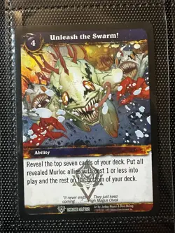 1x World of Warcraft TCG Unleash the Swarm (Foil) - Promo Cards - Image 1