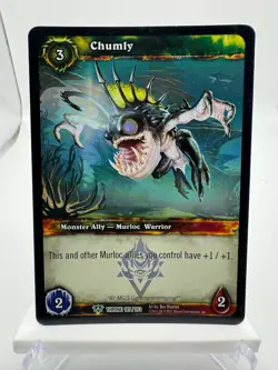 World of Warcraft TCG Foil Promo Throne of the Tides Chumly - Image 1