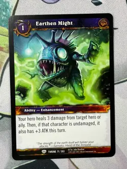 World of Warcraft TCG - Earthen Might 71 - Image 1